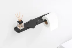 Brabantia MindSet toiletrolhouder met plankje , Mineral infinite grey< Toiletpapierhouders