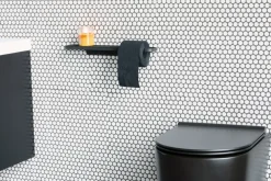 Brabantia MindSet toiletrolhouder met plankje , Mineral infinite grey< Toiletpapierhouders