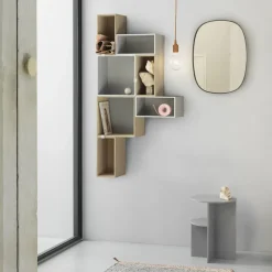Muuto Mini stacked kast small, eiken< Planken & Planksystemen