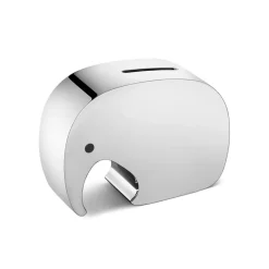 Georg Jensen Miniphant spaarpot 6x8,7 cm, Roestvrij staal< Kinderkamer Interieuraccessoires|Kinderkamer Interieuraccessoires