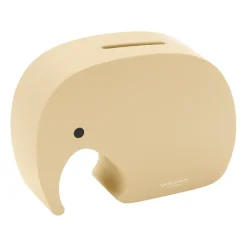Georg Jensen Miniphant spaarpot 6x8,7 cm, Vanilla bean< Kinderkamer Interieuraccessoires|Kinderkamer Interieuraccessoires
