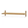 Stolab Miss Holly hoedenplank/schoenenrek 73 cm, Natuurlijke olie< Garderobehaken & Hoedenplanken