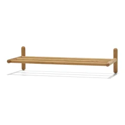 Stolab Miss Holly hoedenplank/schoenenrek 73 cm, Natuurlijke olie< Garderobehaken & Hoedenplanken