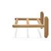 Stolab Miss Holly hoedenplank/schoenenrek 48 cm, Natuurlijke olie< Garderobehaken & Hoedenplanken
