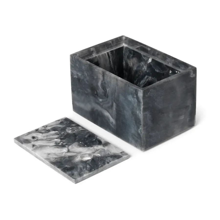 Ferm Living Mist opbergdoos 10x15 cm, Charcoal< Dozen & Boxen