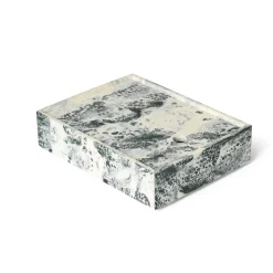 Ferm Living Mist opbergdoos 15x20 cm, Emerald-off white< Dozen & Boxen