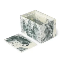 Ferm Living Mist opbergdoos 10x15 cm, Emerald-off white< Dozen & Boxen