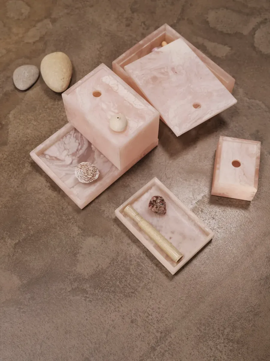 Ferm Living Mist opbergdoos 15x20 cm, Pearl< Dozen & Boxen