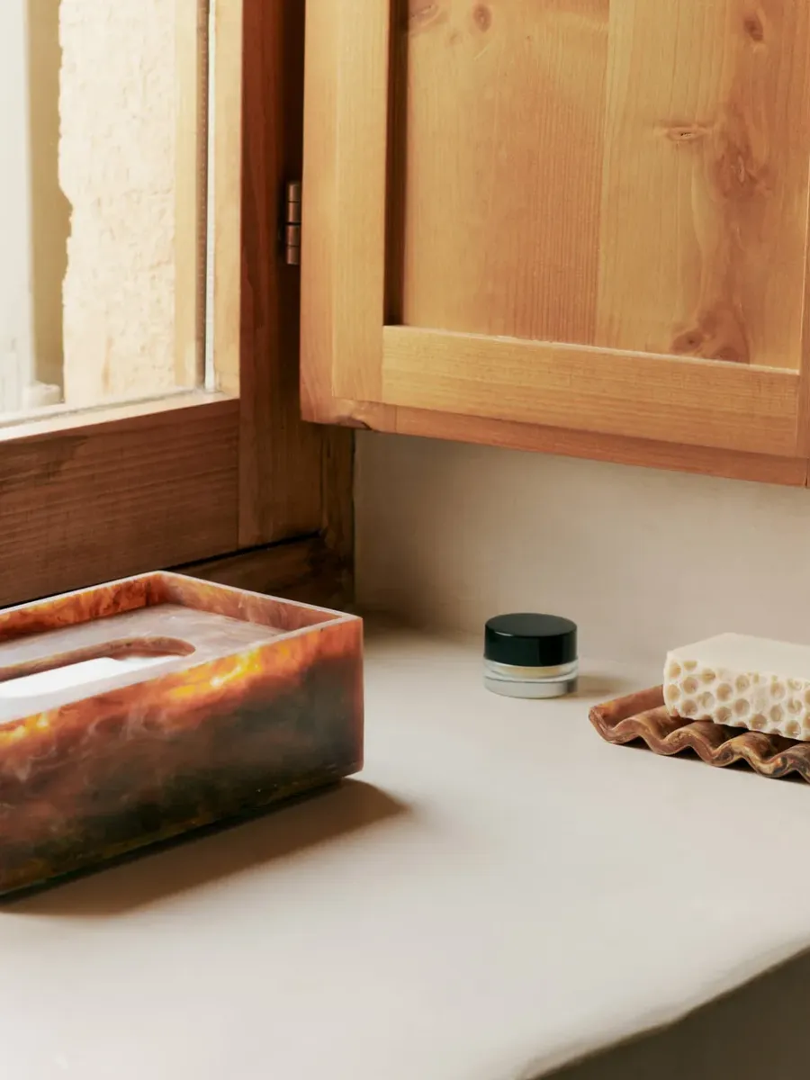 Ferm Living Mist tissuebox 12x21,5 cm, Sugar Kelp< Dozen & Boxen