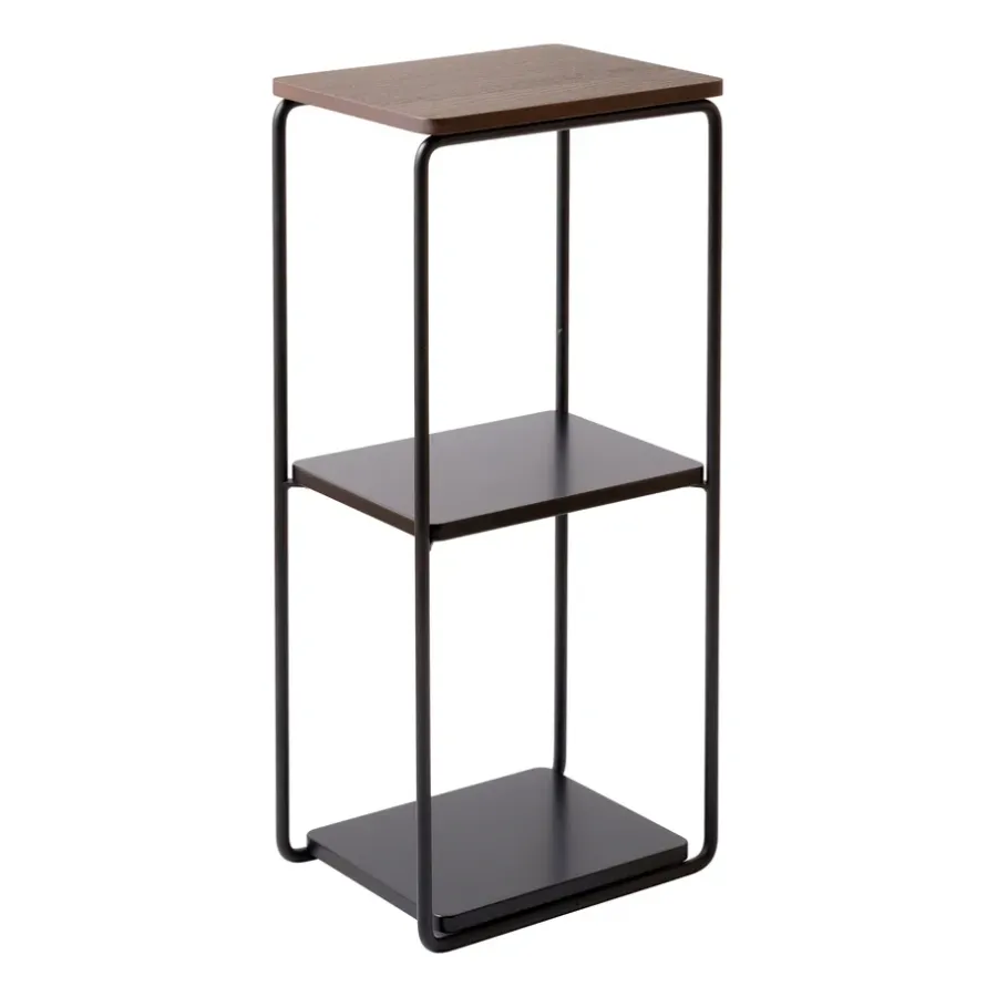 Maze Mixrack Floor Shelf S rek 26x19x57,2 cm, Stained oak-black< Planken & Planksystemen