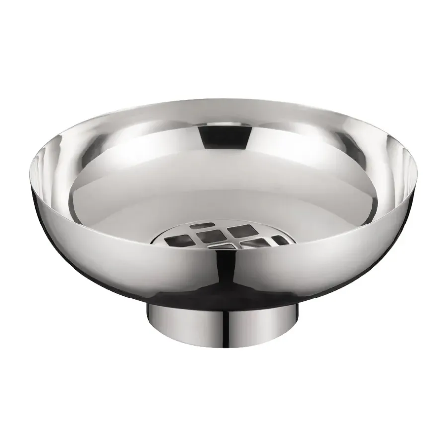 Blomus MIYABI vaas M Ø23 cm, Zilverkleurig< Vazen