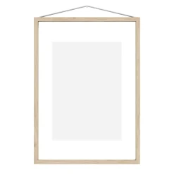 MOEBE essenhouten lijst A3 31,9x44,1 cm, Transparent, Wood, Black< Lijsten & Kaders