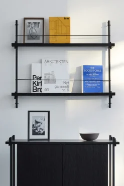 MOEBE tijdschriftstandaard, Black-black< Tijdschriftenrekken