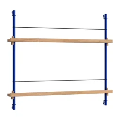 MOEBE tijdschriftstandaard, Oak-blue< Tijdschriftenrekken