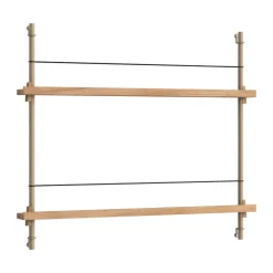 MOEBE tijdschriftstandaard, Oak-grey< Tijdschriftenrekken