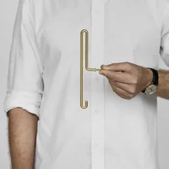 MOEBE Wall hook large, Matgoud< Haken & Hangers