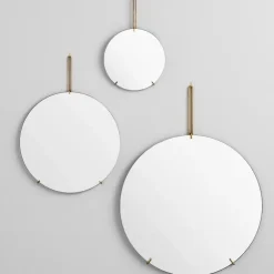 MOEBE wall mirror Ø 70 cm, Messing< Ronde Spiegels|Wandspiegels