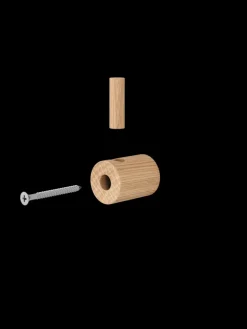 MOEBE wooden wall hook haak, Eikenhout< Haken & Hangers