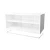 Zweed Molto vitrinekast 840, wit, incl. wit metalen frame< Kasten & Vitrines