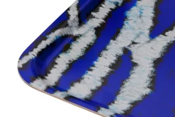 Hem Monster dienblad Medium 37x53 cm, Ultramarine blue-white< Decoratieve Accessoires|Decoratieve Dienbladen