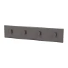 Montana Coat Racks kledinghanger 4 haken, Coffee< Kapstokken & Hangrekken