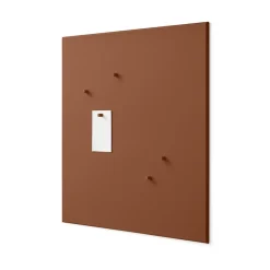 Montana noticeboard prikbord 69,6x69,6 cm, Hazelnut< Prikborden