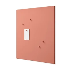 Montana noticeboard prikbord 69,6x69,6 cm, Rhubarb< Prikborden