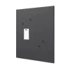 Montana noticeboard prikbord 69,6x69,6 cm, Coal< Prikborden