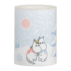 Muurla Moomin blokkaars LED 10 cm, Let it snow< Led-Kaarsen