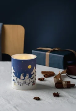 Muurla Moomin blokkaars LED 12,5 cm, Starry night< Led-Kaarsen