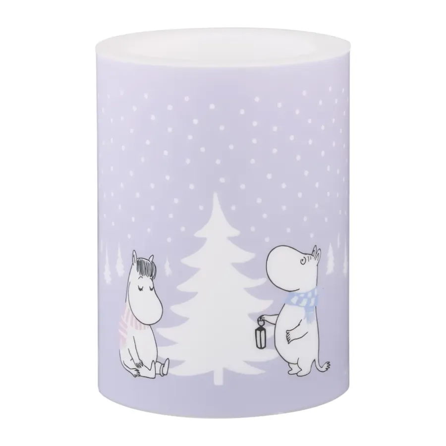 Muurla Moomin blokkaars LED 10 cm, Snowfall< Led-Kaarsen