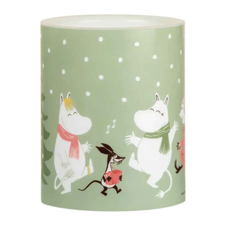 Muurla Moomin blokkaars LED 12,5 cm, Festive spirits< Led-Kaarsen