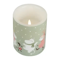 Muurla Moomin blokkaars LED 12,5 cm, Festive spirits< Led-Kaarsen