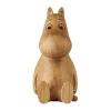 Dsignhouse x Moomin Moomin houten decoratie Moomin 10 cm, EIK (FSC)< Houten Beelden