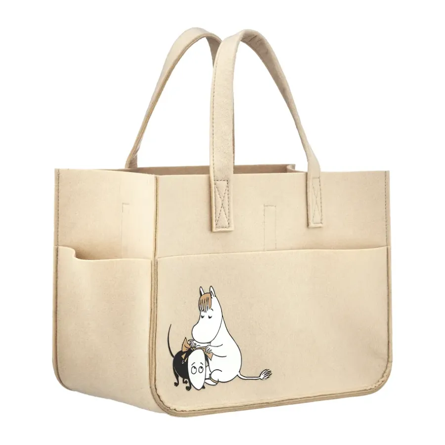 Muurla Moomin pets opbergmand 25x40 cm, Beige< Dozen & Boxen