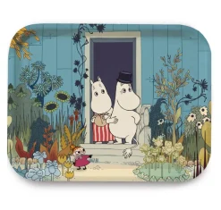 Opto Design Moomin Riviera Doorstep dienblad, Blauw-multi< Decoratieve Accessoires|Decoratieve Dienbladen