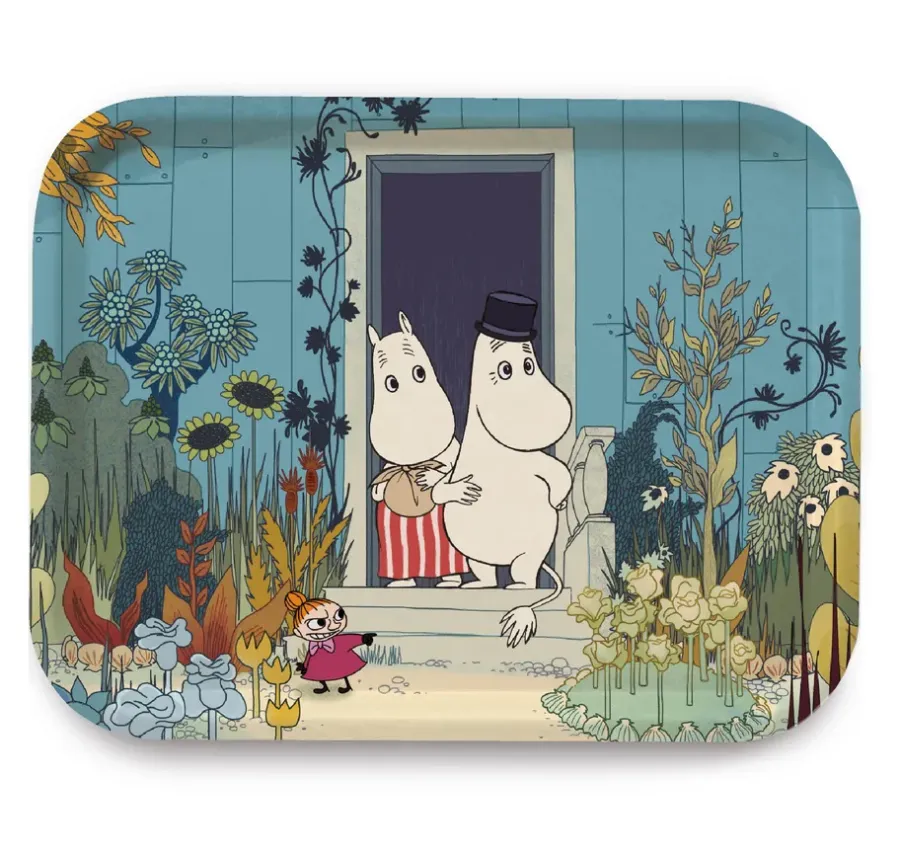 Opto Design Moomin Riviera Doorstep dienblad, Blauw-multi< Decoratieve Accessoires|Decoratieve Dienbladen
