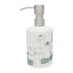 Moomin Arabia Moomin zeepdispenser, Badstund groen-wit< Zeepdispensers & Zeepschaaltjes