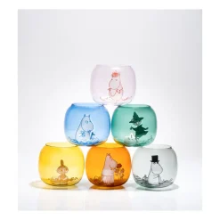 Muurla Moominpapa waxinelichtjeshouder 9,5 cm, Grijs< Kaarsenhouders & Kaarsenborden