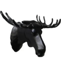 Bosign Moose haak, zwart< Haken & Hangers