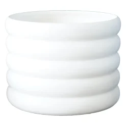 DBKD Mud bloempot wit, groot - Ø 20 cm.< Bloempotten