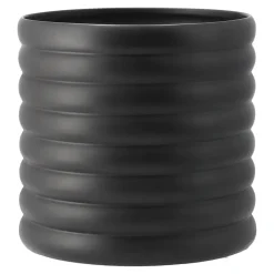 DBKD Mud bloempot zwart, XL, Ø 27 cm< Bloempotten