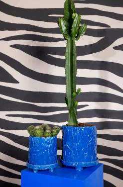 Byon Muddy pot L Ø23 cm, Blauw< Bloempotten