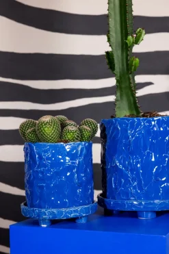 Byon Muddy pot S Ø17,5 cm, Blauw< Bloempotten