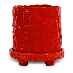 Byon Muddy pot S Ø17,5 cm, Rood< Bloempotten