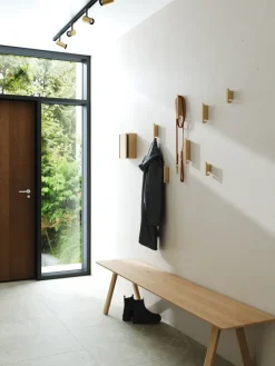Andersen Furniture Multi Hooks haak set van 3, Oak< Haken & Hangers