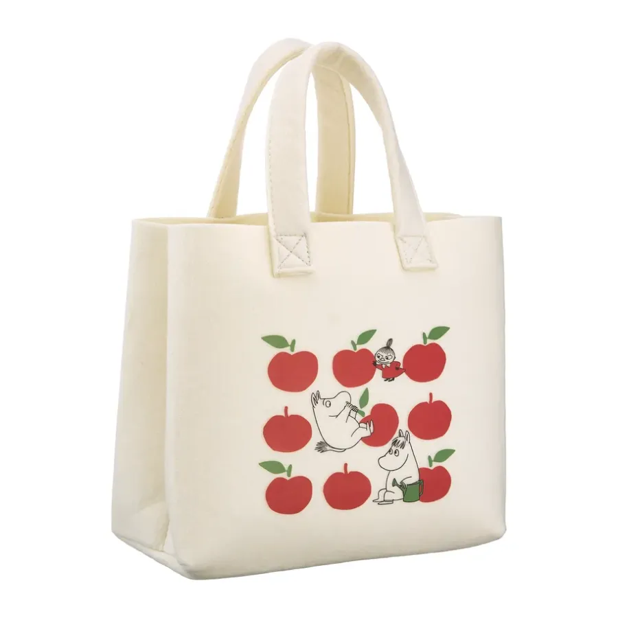 Muurla Mumin Tote Bag tas 25x25 cm, Joyfull Apples< Opbergmanden