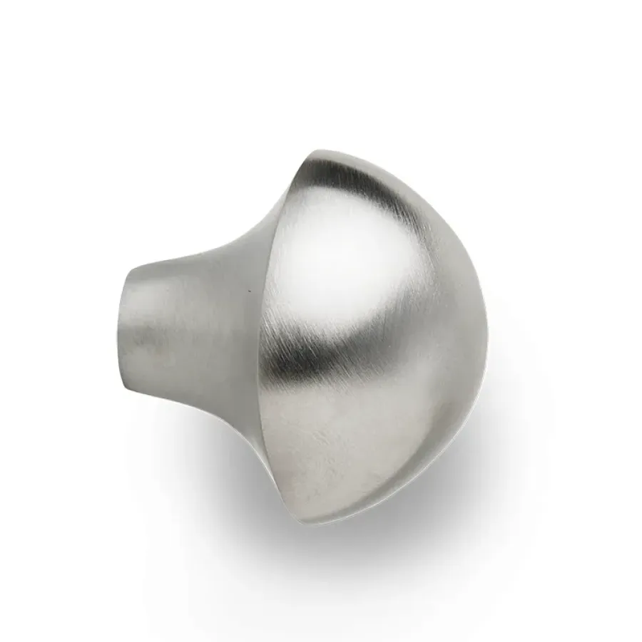Ferm Living Mushroom haak, Brushed stainless steel< Haken & Hangers