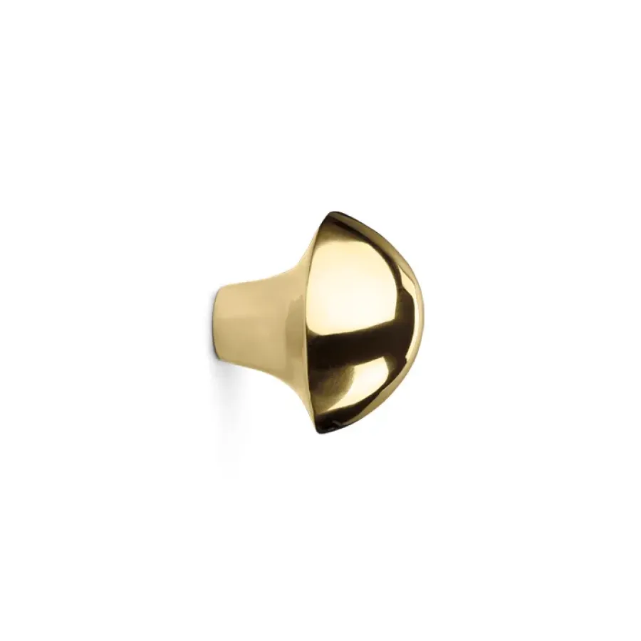 Ferm Living Mushroom haak, Messing< Haken & Hangers