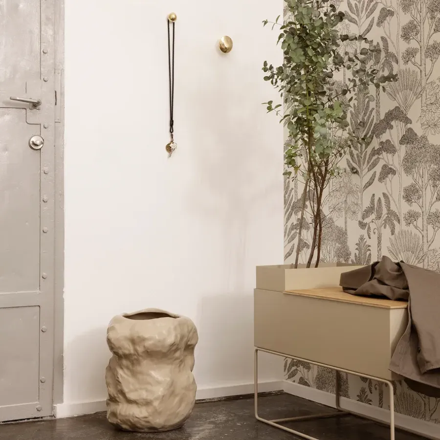 Ferm Living Mushroom haak, Messing< Haken & Hangers